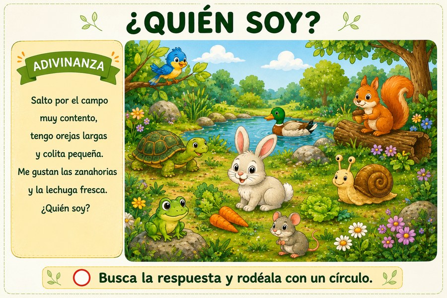 Juego: adivinanza ¿quién soy?